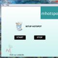 Бесплатная программа mHotspot превратит компьютер в Wi-Fi точку доступа